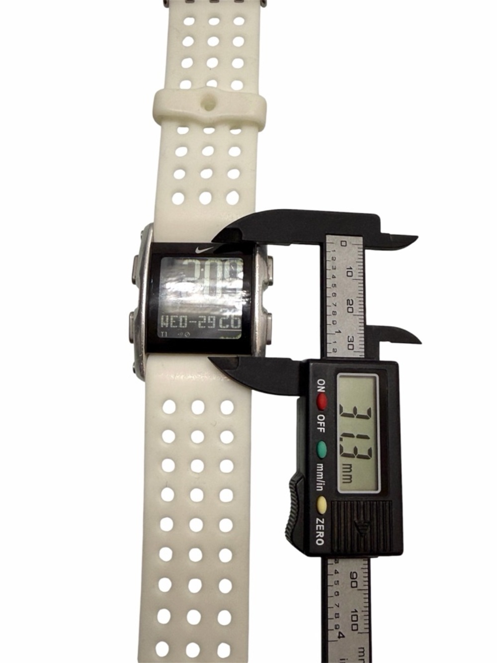 Nike Torque Digital Chronograph Watch WC0067-835 New Battery Working - Picture 12 of 13